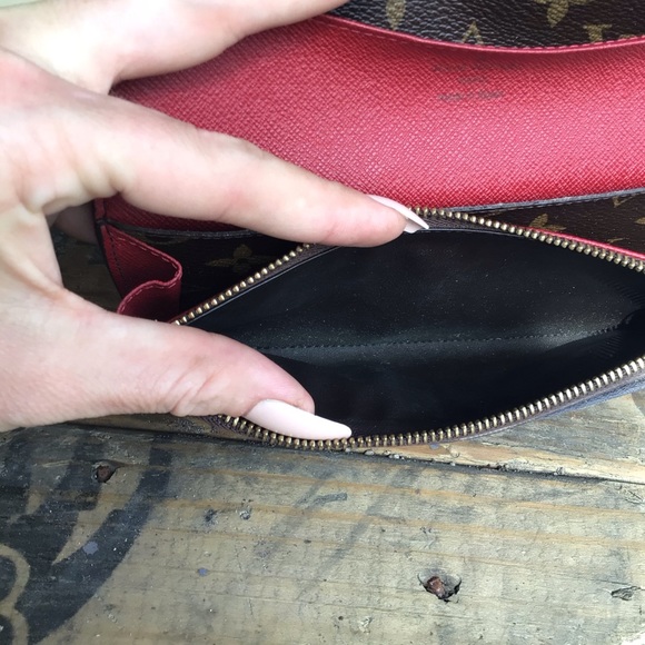 💥SOLD💥LV in BOX! Long Wallet Portefeuille Emilie M60136 Browns Monogram - Picture 12 of 16